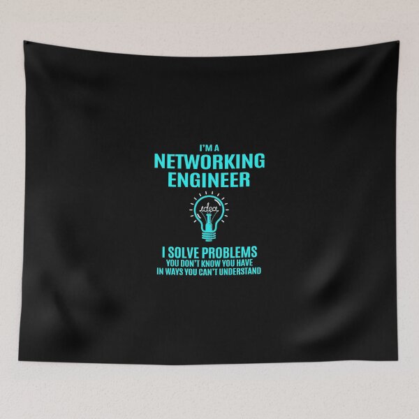 Item preview, Networking Engineer T Shirt - Networking Engineer I Solve Problems Gift Item Tee designed and sold by soldeokate.