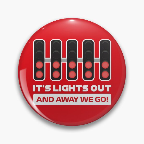 Item preview, It's Lights Out and Away We Go! - Version 2 (Red BG) designed and sold by FilipeFerreira.