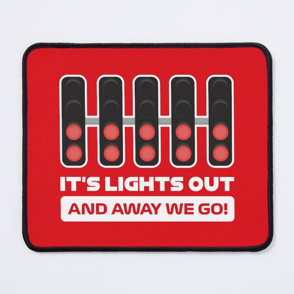 Item preview, It's Lights Out and Away We Go! - Version 2 (Red BG) designed and sold by FilipeFerreira.