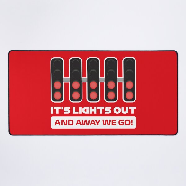 Item preview, It's Lights Out and Away We Go! - Version 2 (Red BG) designed and sold by FilipeFerreira.