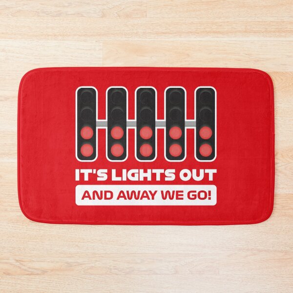 Item preview, It's Lights Out and Away We Go! - Version 2 (Red BG) designed and sold by FilipeFerreira.