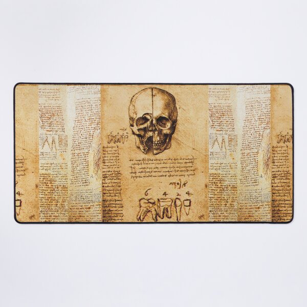 Item preview, SKULL AND TEETH ,DENTAL PARCHMENT Leonardo  Da Vinci designed and sold by BulganLumini.