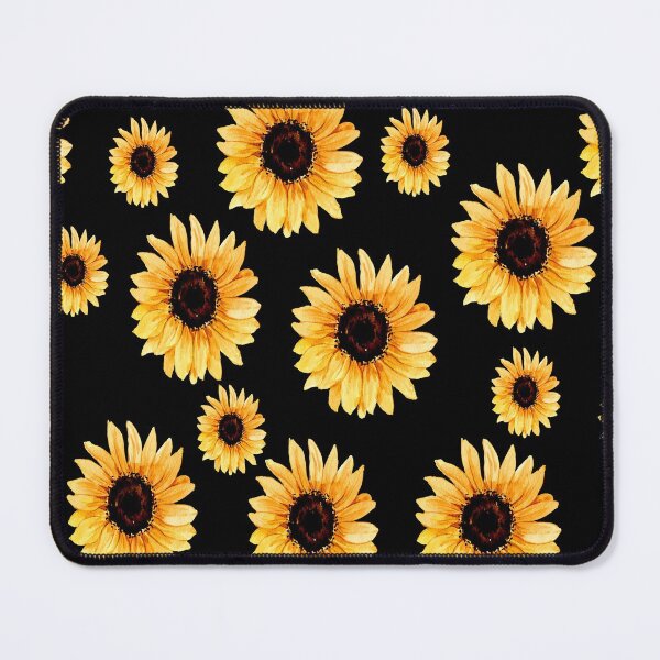 Item preview, Various sunflowers on a black background designed and sold by Shawa Shop.