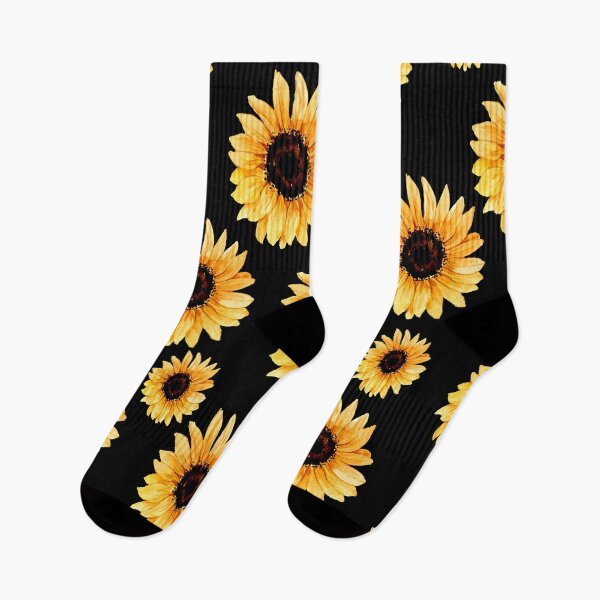 Item preview, Various sunflowers on a black background designed and sold by Shawa Shop.