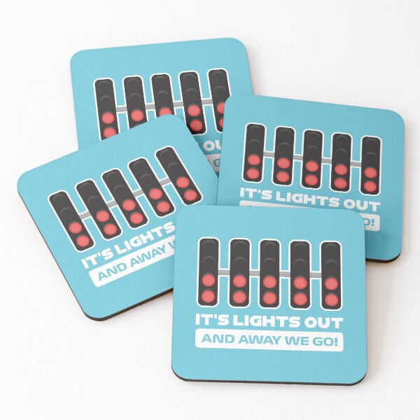 Item preview, It's Lights Out and Away We Go! - Version 2 (Light Blue BG) designed and sold by FilipeFerreira.