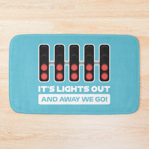 Item preview, It's Lights Out and Away We Go! - Version 2 (Light Blue BG) designed and sold by FilipeFerreira.