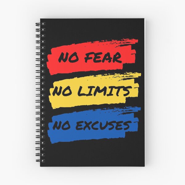 Item preview, No fear No Limits No Excuses designed and sold by GraphicDesign15.