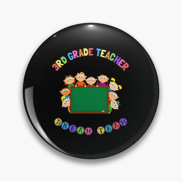 Item preview, 3rd Grade Teacher Dream Team - Kids Around School Board designed and sold by CactusFamily.