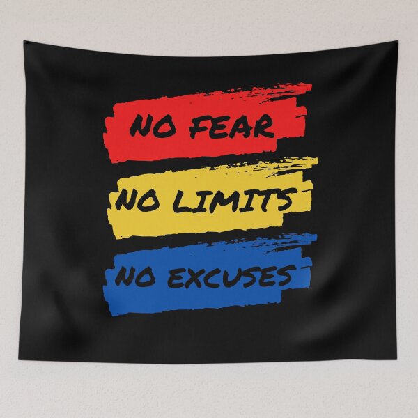 Item preview, No fear No Limits No Excuses designed and sold by GraphicDesign15.