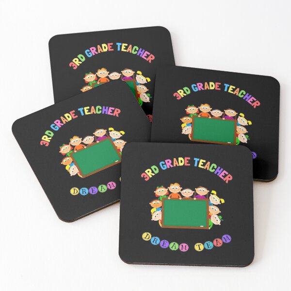 Item preview, 3rd Grade Teacher Dream Team - Kids Around School Board designed and sold by CactusFamily.