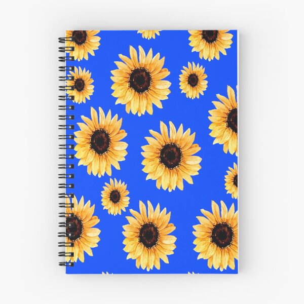 Item preview, Various sunflowers on a blue background designed and sold by Shawa Shop.