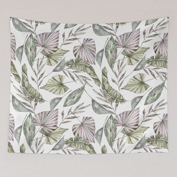 Item preview, Colorful Jungle Leaves Pattern designed and sold by digoarpi.