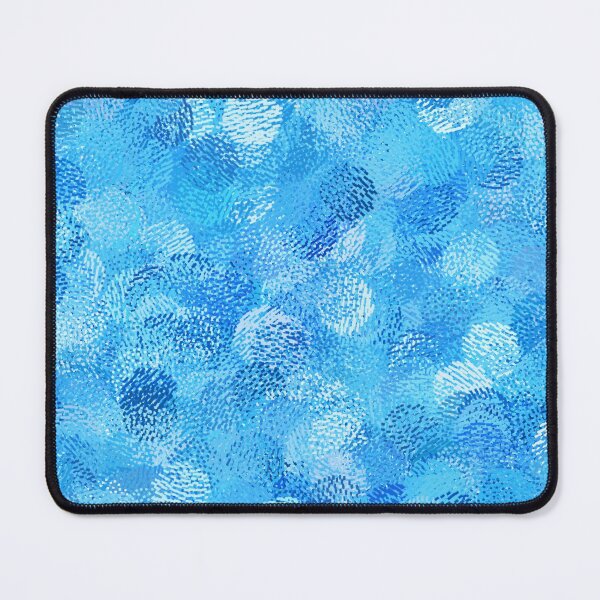 Item preview, Blue Brush Abstract Circle Pattern designed and sold by ColorPopArtBoutique.