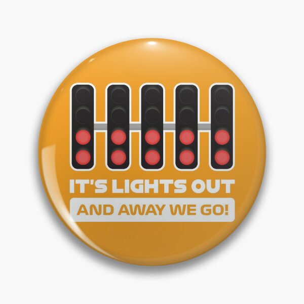 Item preview, It's Lights Out and Away We Go! - Version 2 (Orange BG) designed and sold by FilipeFerreira.