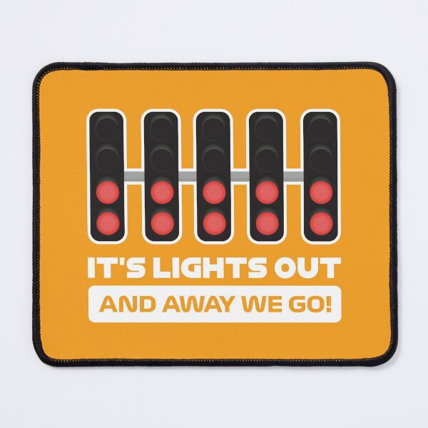 Item preview, It's Lights Out and Away We Go! - Version 2 (Orange BG) designed and sold by FilipeFerreira.