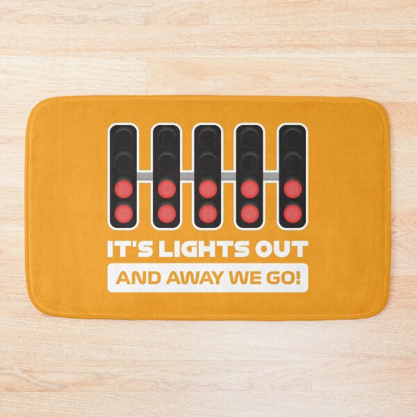 Item preview, It's Lights Out and Away We Go! - Version 2 (Orange BG) designed and sold by FilipeFerreira.