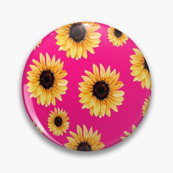 Item preview, Various types of sunflowers on a pink background designed and sold by Shawa Shop.