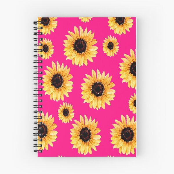 Item preview, Various types of sunflowers on a pink background designed and sold by Shawa Shop.