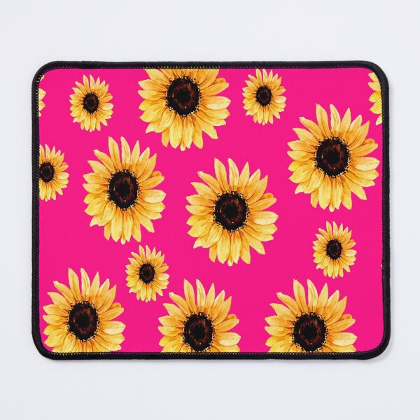 Item preview, Various types of sunflowers on a pink background designed and sold by Shawa Shop.