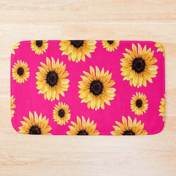 Item preview, Various types of sunflowers on a pink background designed and sold by Shawa Shop.