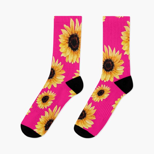 Item preview, Various types of sunflowers on a pink background designed and sold by Shawa Shop.