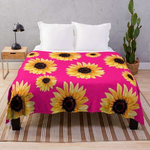 Item preview, Various types of sunflowers on a pink background designed and sold by Shawa Shop.