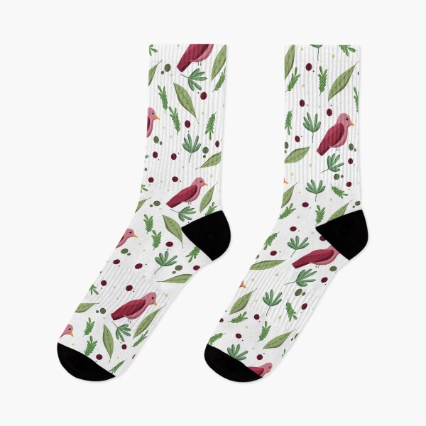 Item preview, Cute bird and plant pattern designed and sold by NatTyler.