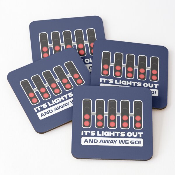 Item preview, It's Lights Out and Away We Go! - Version 2 (Dark Blue BG) designed and sold by FilipeFerreira.