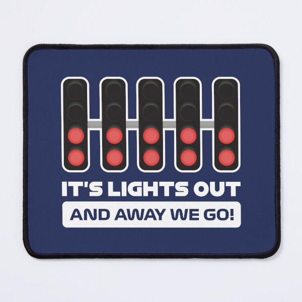 Item preview, It's Lights Out and Away We Go! - Version 2 (Dark Blue BG) designed and sold by FilipeFerreira.