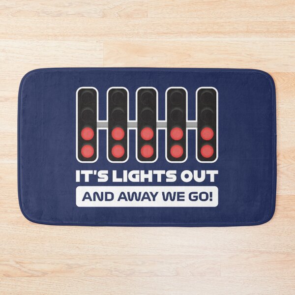 Item preview, It's Lights Out and Away We Go! - Version 2 (Dark Blue BG) designed and sold by FilipeFerreira.