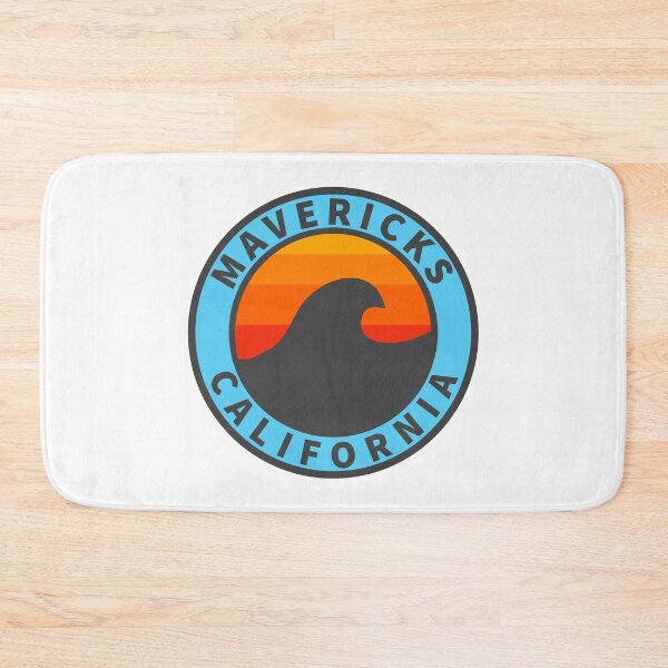 Item preview, Mavericks California Vintage Retro Surf USA Travel Vacation Summer Sunset Beach designed and sold by tmartinezta.