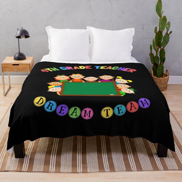 Item preview, 4th Grade Teacher Dream Team - Kids Around School Board designed and sold by CactusFamily.
