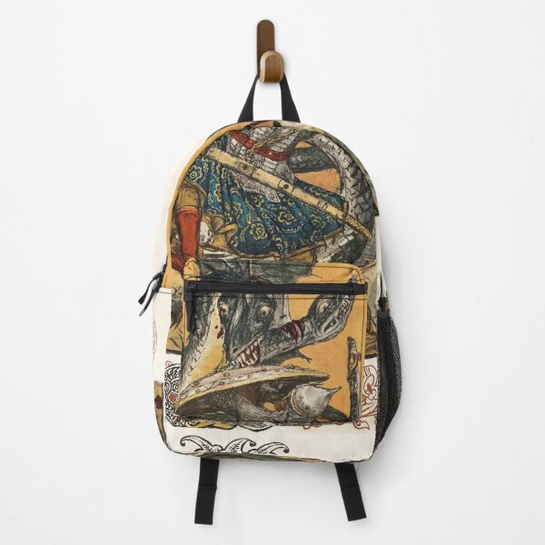 Item preview, Knight vs the Hydra dragon designed and sold by Vintage Designs +.