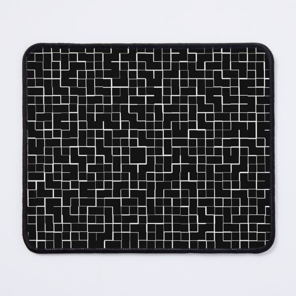 Item preview, Black Abstract Squares designed and sold by ColorPopArtBoutique.