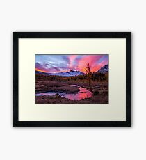 Sunrise over the creek Framed Print