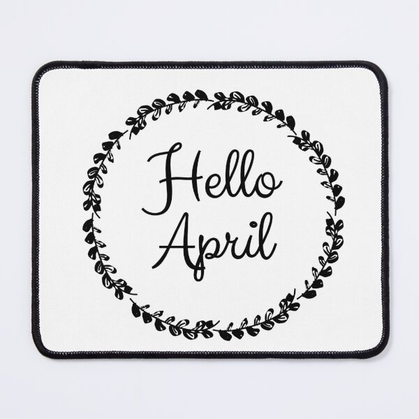 Item preview, Hello April Leaf Wreath designed and sold by ColorPopArtBoutique.