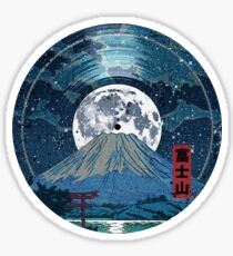 Mt. Fuji Night LP Sky Sticker