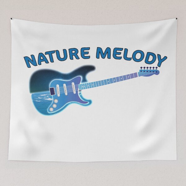Item preview, Guitar nature melody, image like magic designed and sold by YacineHB01.
