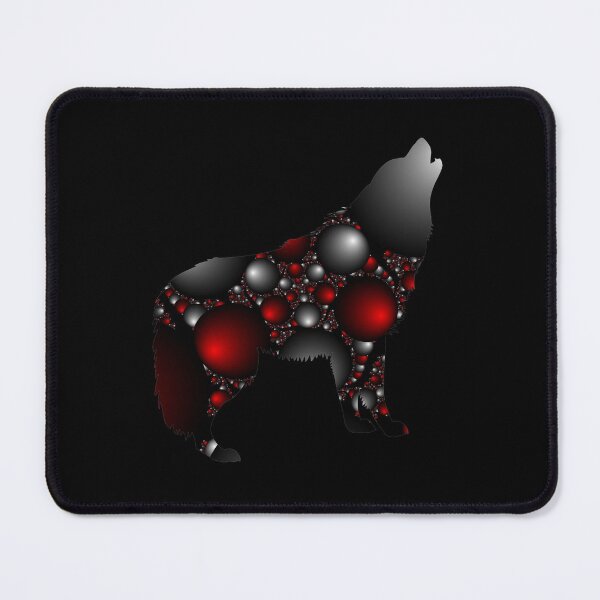 Item preview, Obs Of Plenty Fractal Art Howling Wolf! designed and sold by ChaosEmporium.