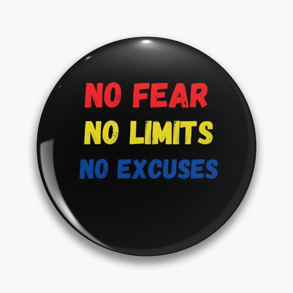 Item preview, No fear No Limits No Excuses designed and sold by GraphicDesign15.