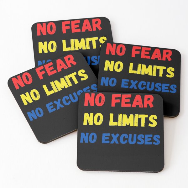 Item preview, No fear No Limits No Excuses designed and sold by GraphicDesign15.