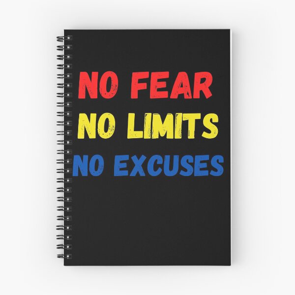 Item preview, No fear No Limits No Excuses designed and sold by GraphicDesign15.