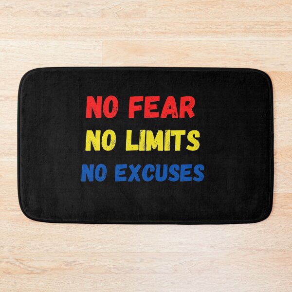 Item preview, No fear No Limits No Excuses designed and sold by GraphicDesign15.