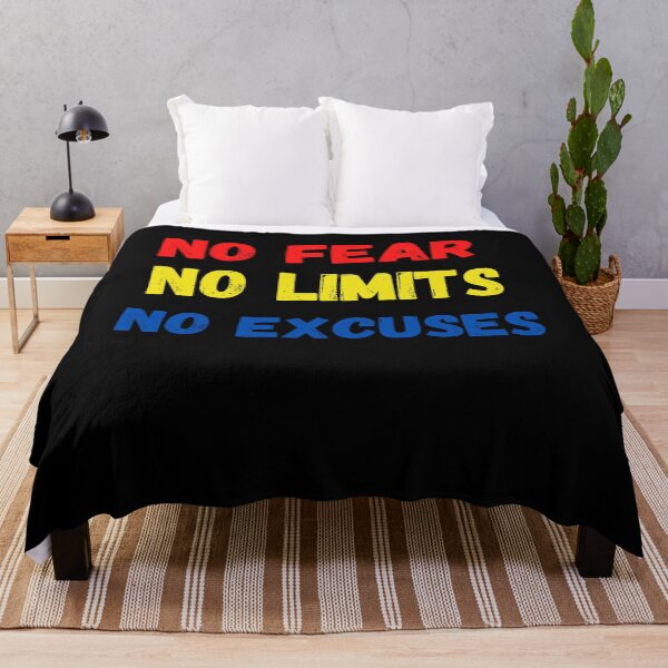 Item preview, No fear No Limits No Excuses designed and sold by GraphicDesign15.