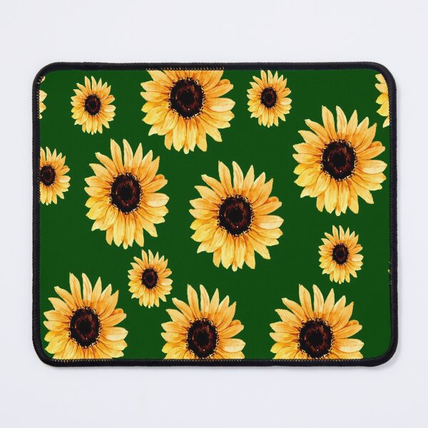 Item preview, Various types of sunflowers on a green background designed and sold by Shawa Shop.