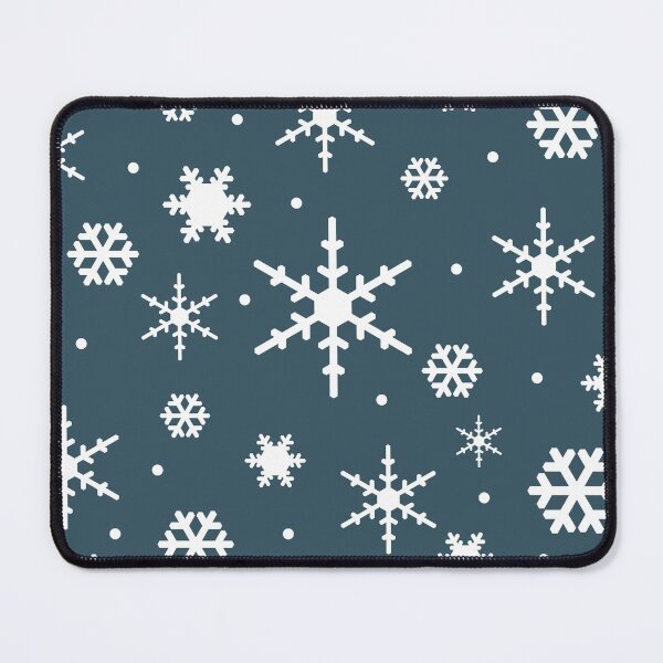 Item preview, Light Blue and White Snowflakes designed and sold by ColorPopArtBoutique.