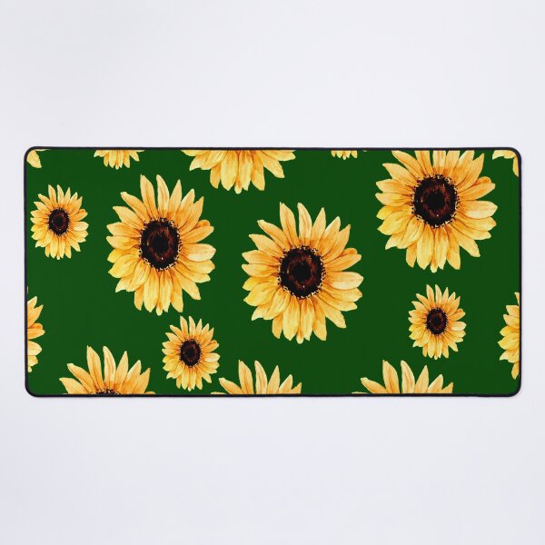 Item preview, Various types of sunflowers on a green background designed and sold by Shawa Shop.