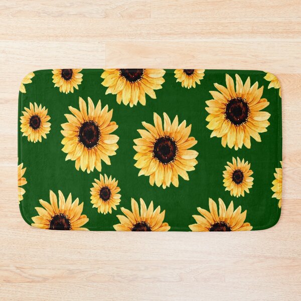 Item preview, Various types of sunflowers on a green background designed and sold by Shawa Shop.