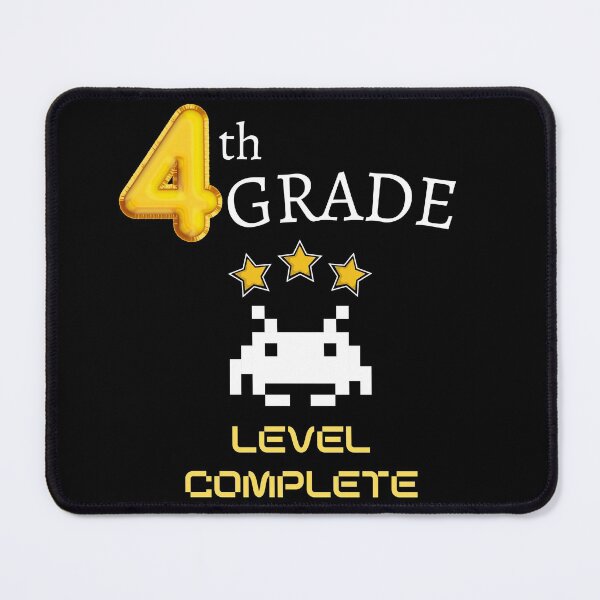 Item preview, Fourth Grade Level Complete New High Score - 4th Grade Level Cleared designed and sold by For the love of Pixels.