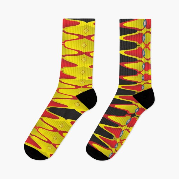 Item preview, Abstract Geometric Patterns With Golden And Red Gradients  designed and sold by ClassyPatterns.